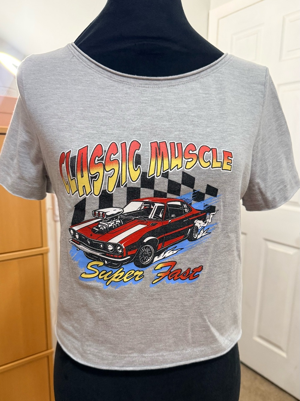 Classic Muscle "Super Fast" crop top